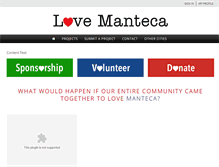 Tablet Screenshot of lovemanteca.com